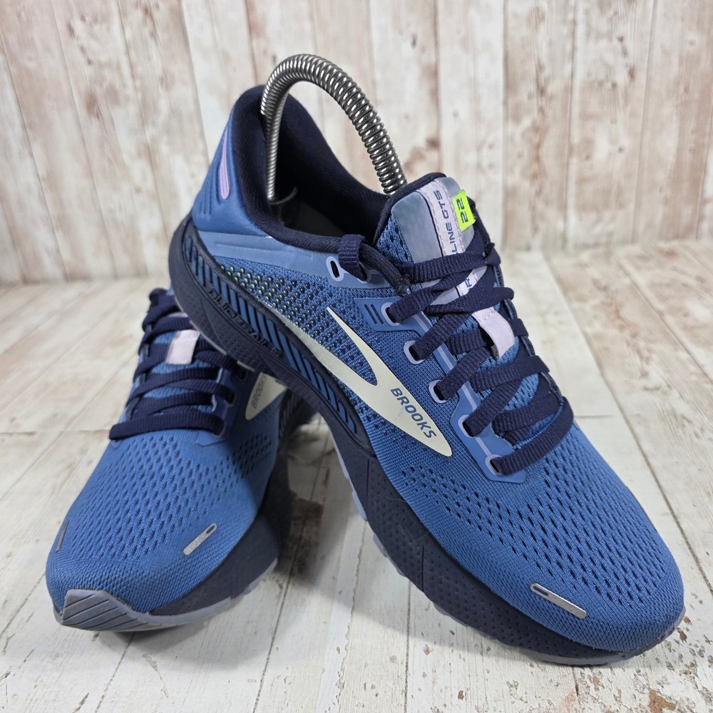 Brooks Adrenaline GTS 22 Womens Blue Stability Running Shoes 1203531B467 Size 7 - Picture 8 of 8
